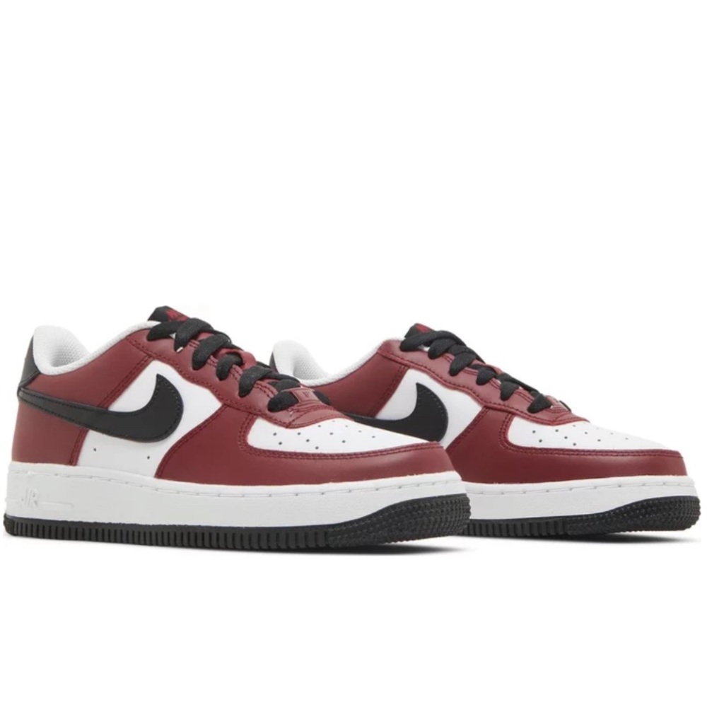 Air Force 1 Low Maroon Black and White